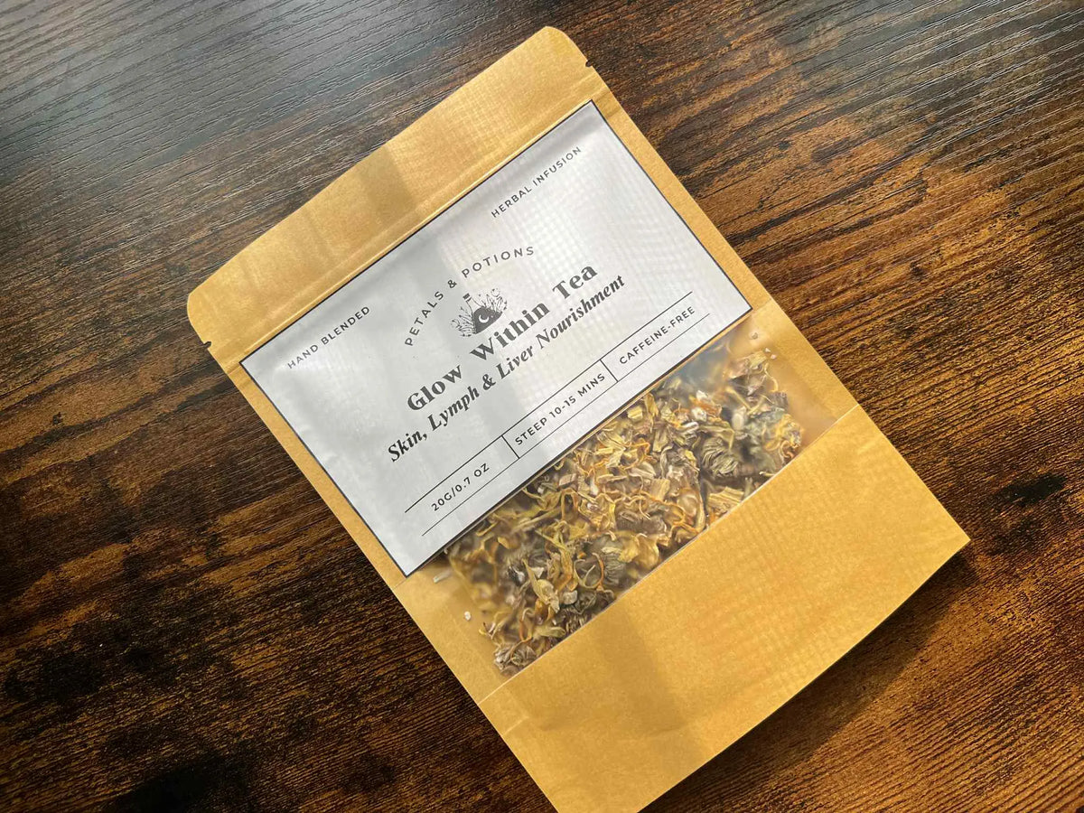 Glow Within Tea- Skin, Lymph & Liver Herbal Blend